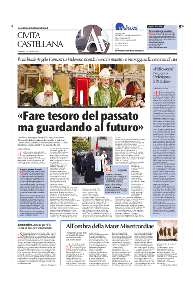 Avvenire - pagina diocesana del 30/10/2016